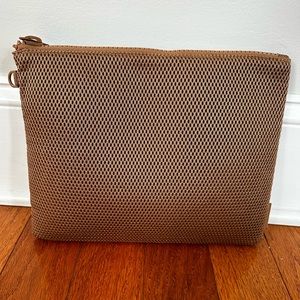 Dagne Dover Large Mesh Pouch - Camel